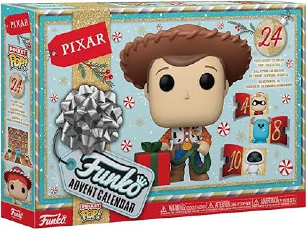 Funko Pop! Advent Calendar: Pixar 2024, 24 Pocket Pop! Vinyl Figures