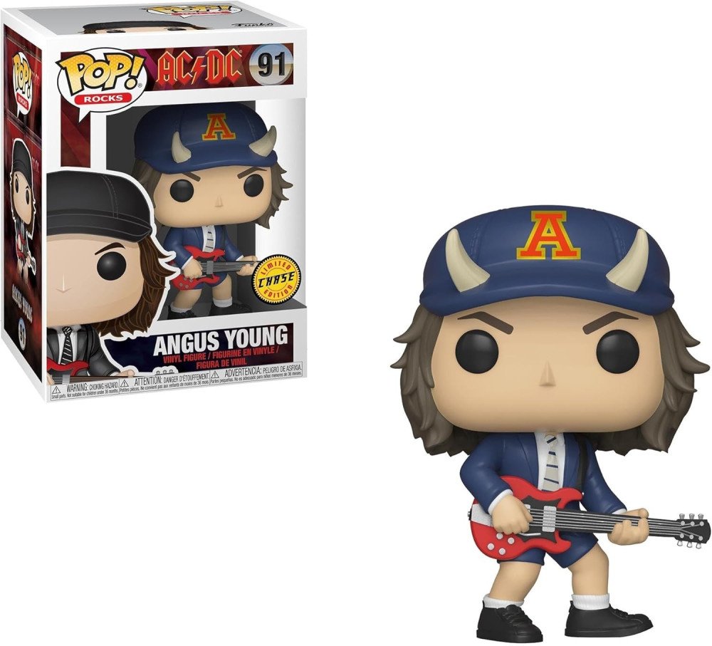 Funko Pop! Rocks: AC/DC - Agnus Young with Chase (Styles May Vary)