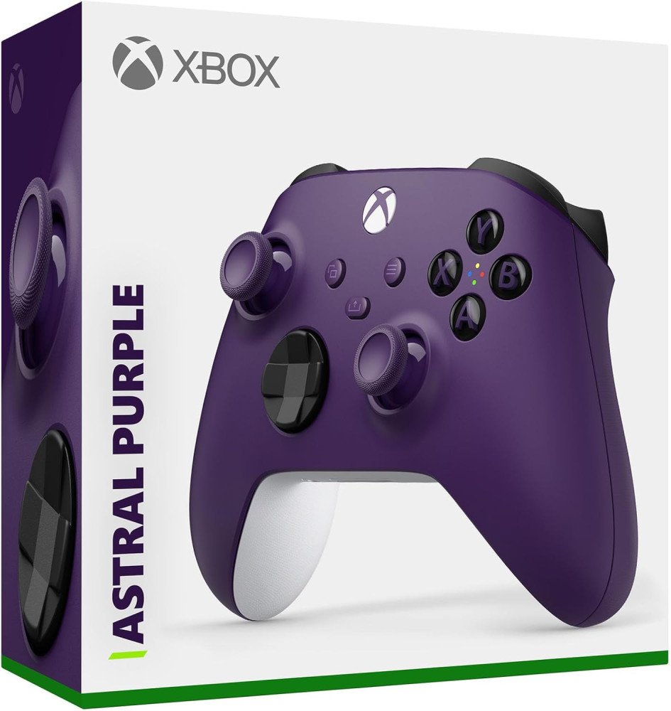 Xbox Core Wireless Gaming Controller – Astral Purple – Xbox Series X|S, Xbox One, Windows PC, Android, and iOS