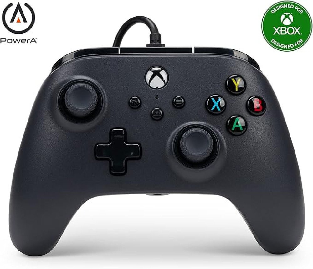 PowerA Wired Controller For Xbox Series X|S - Black, Gamepad, Video Game Controller Works with Xbox One