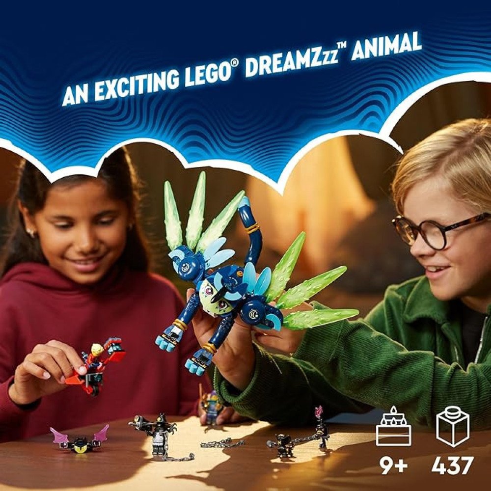 LEGO DREAMZzz Zoey and Zian The Cat-Owl, TV Show Inspired Animal Toy Building Set for Kids, Toy for Girls and Boys Ages 9 Years Old and Up
