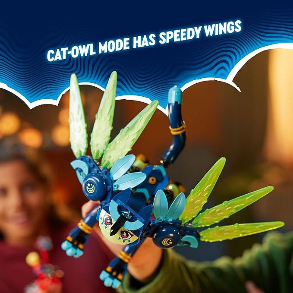 LEGO DREAMZzz Zoey and Zian The Cat-Owl, TV Show Inspired Animal Toy Building Set for Kids, Toy for Girls and Boys Ages 9 Years Old and Up