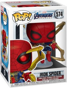 Funko Pop! Marvel: Avengers Endgame - Iron Spider with Nano Gauntlet, Multicolor (45138),3.75 inches