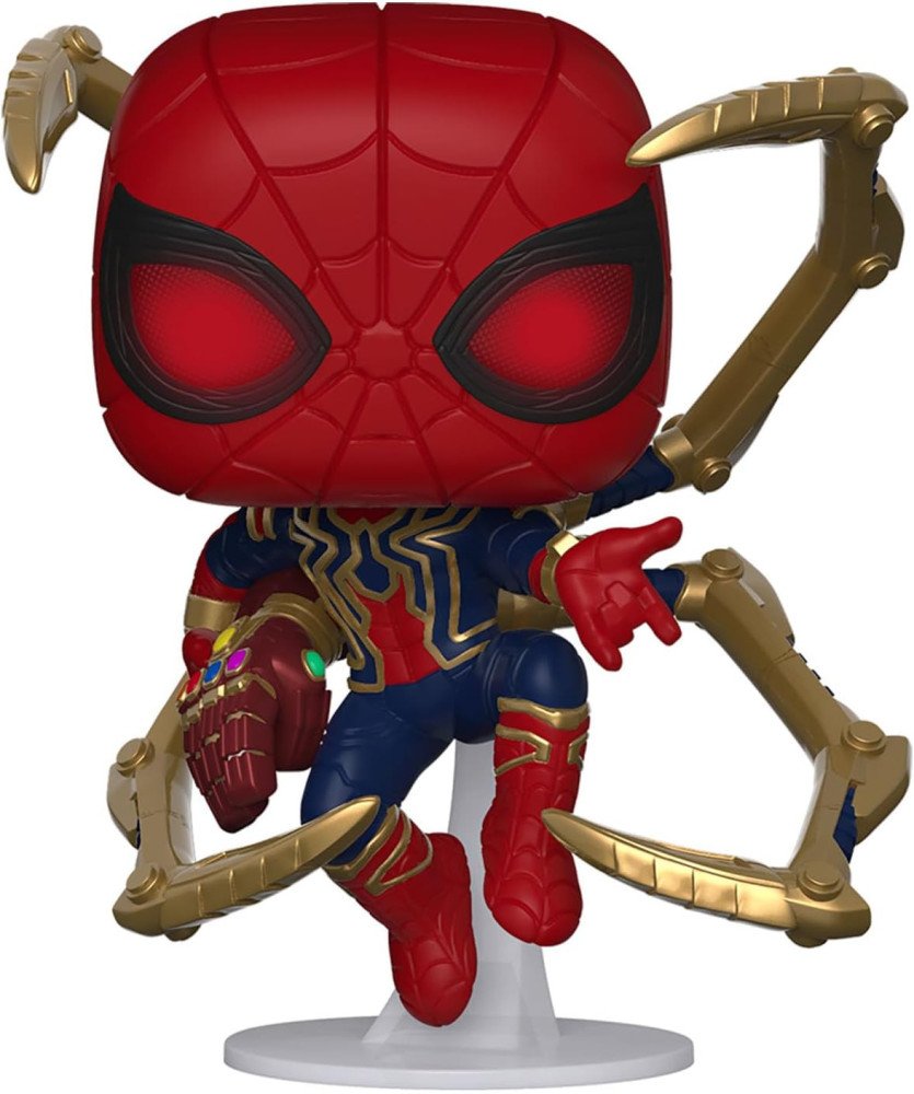 Funko Pop! Marvel: Avengers Endgame - Iron Spider with Nano Gauntlet, Multicolor (45138),3.75 inches