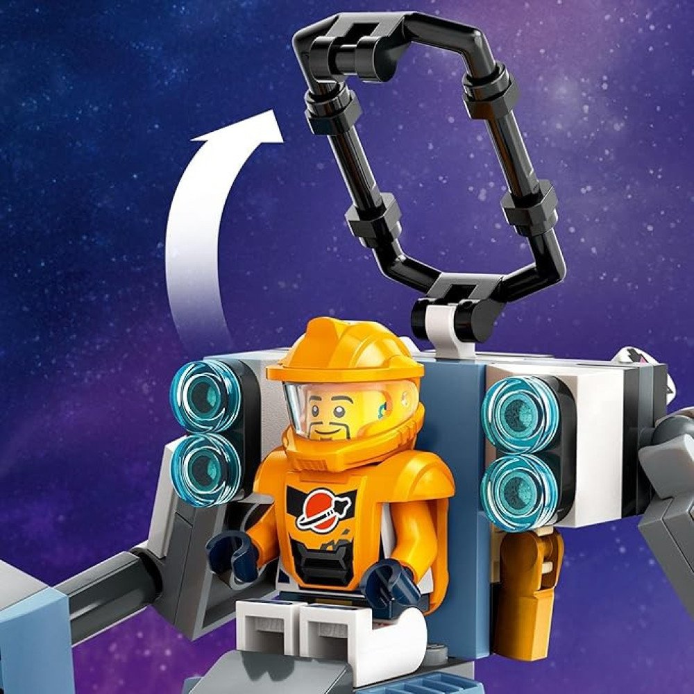 LEGO City Space Construction Mech Suit Building Set, Fun Space Toy for Kids Ages 6 and Up, Space Gift Idea for Boys and Girls Who Love Imaginative Play, Includes Pilot Minifigure and Robot Toy,