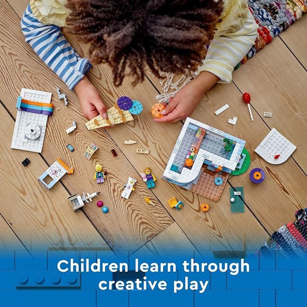 LEGO City Ice-Cream Shop 60363 Building Toy Set, Includes a Cargo Bike, 3 Minifigures and Lots of Fun Features and Accessories for Imaginative Role Play, Great Birthday Gift Idea for Kids