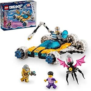 LEGO DREAMZzz Mr. Oz’s Space Car Toy, Transforming Vehicle Building Set, Includes TV Show Minifigures Mr. Oz, Albert and Jayden, Space Shuttle Toy Gift for Boys and Girls Aged 8 and Up