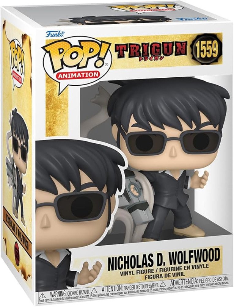 Funko Pop! Animation: Trigun - Nicholas D. Wolfwood with Punisher