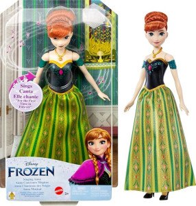 Disney Frozen Toys, Singing Anna Doll in Signature Clothing, Sings “For the First Time in Forever” from the Disney Movie Frozen, Gifts for Kids