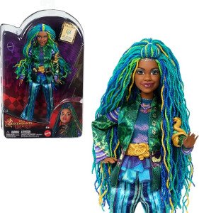 Mattel Disney Descendants 4: The Rise of Red Fashion Doll & Accessory - Uliana, Younger Sister of Ursula with Movie-Inspired Clothes & Necklace