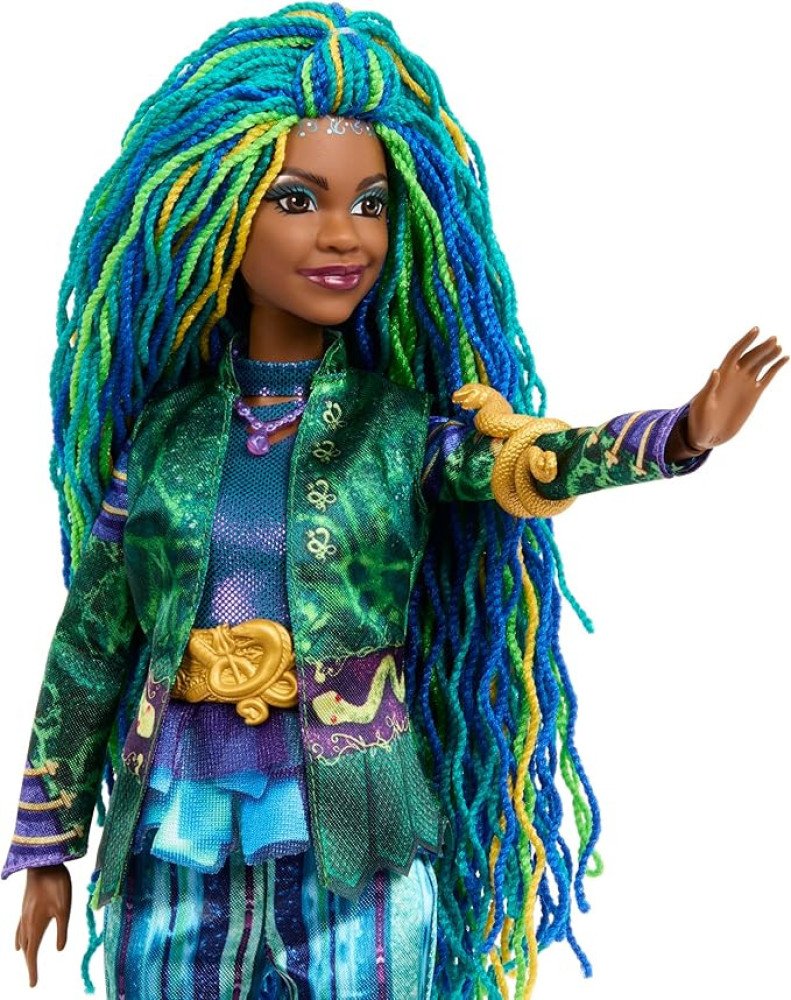 Mattel Disney Descendants 4: The Rise of Red Fashion Doll & Accessory - Uliana, Younger Sister of Ursula with Movie-Inspired Clothes & Necklace