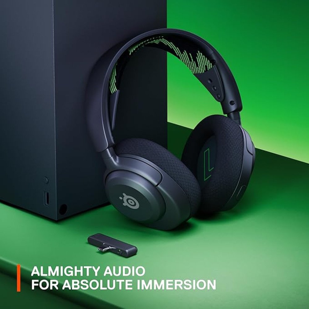 SteelSeries Arctis Nova 4X Wireless Multi-Platform Gaming Headset — 360° Spatial Audio — 2.4GHz High-Speed Wireless — 36 Hr Battery — USB-C — ClearCast Gen 2 Mic — Xbox Series X|S, PC, PS5, Switch