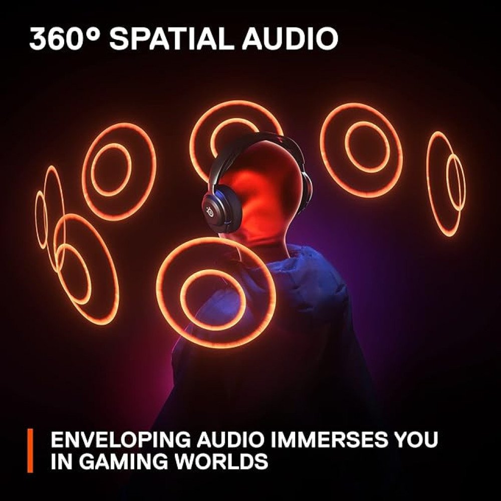 SteelSeries Arctis Nova 4X Wireless Multi-Platform Gaming Headset — 360° Spatial Audio — 2.4GHz High-Speed Wireless — 36 Hr Battery — USB-C — ClearCast Gen 2 Mic — Xbox Series X|S, PC, PS5, Switch