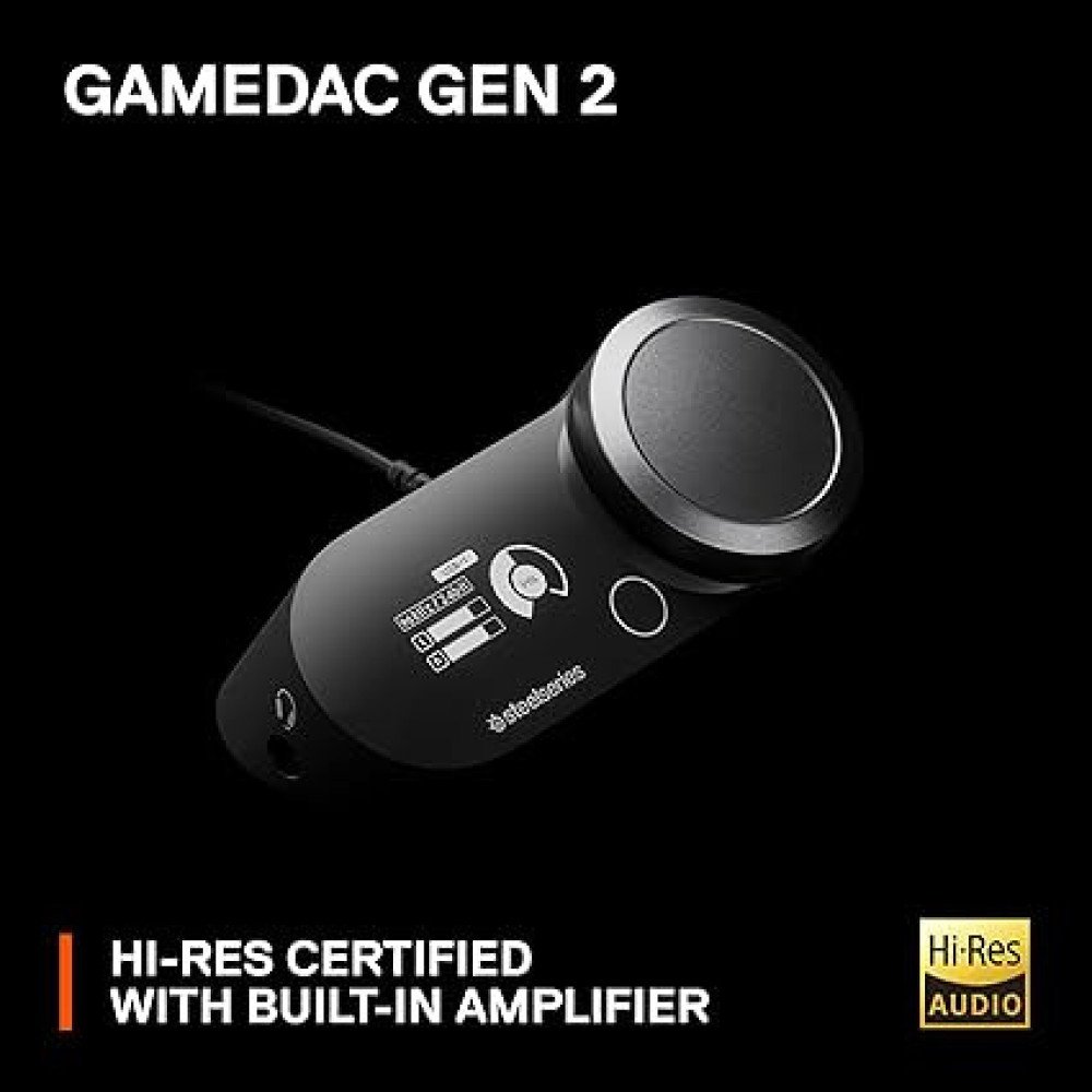 SteelSeries Arctis Nova Pro Multi-System Gaming Headset - Premium Hi-Fi Drivers - Hi-Res 360° Spatial Audio - GameDAC Gen 2 - ESS Sabre Quad-DAC - Stealth Retractable Mic - PC, PS5, PS4, Switch