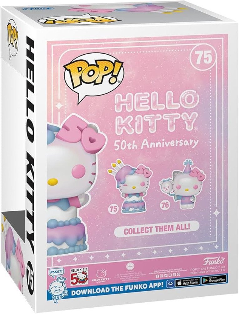 Funko Pop! Sanrio: Hello Kitty 50th Anniversary - Hello Kitty in Cake