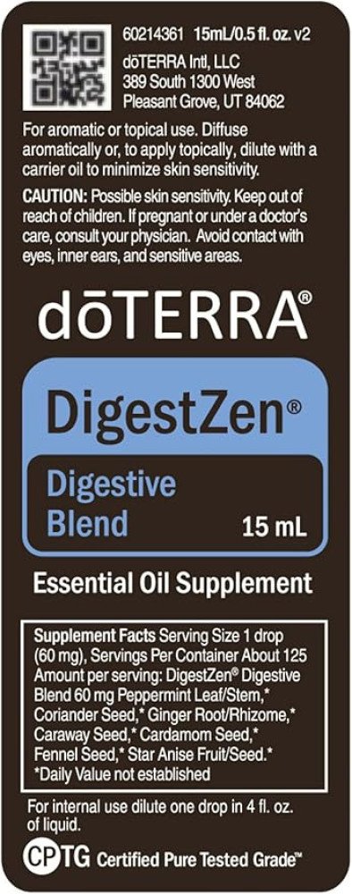 doTerra DigestZen Essential Oil Blend 15 ml